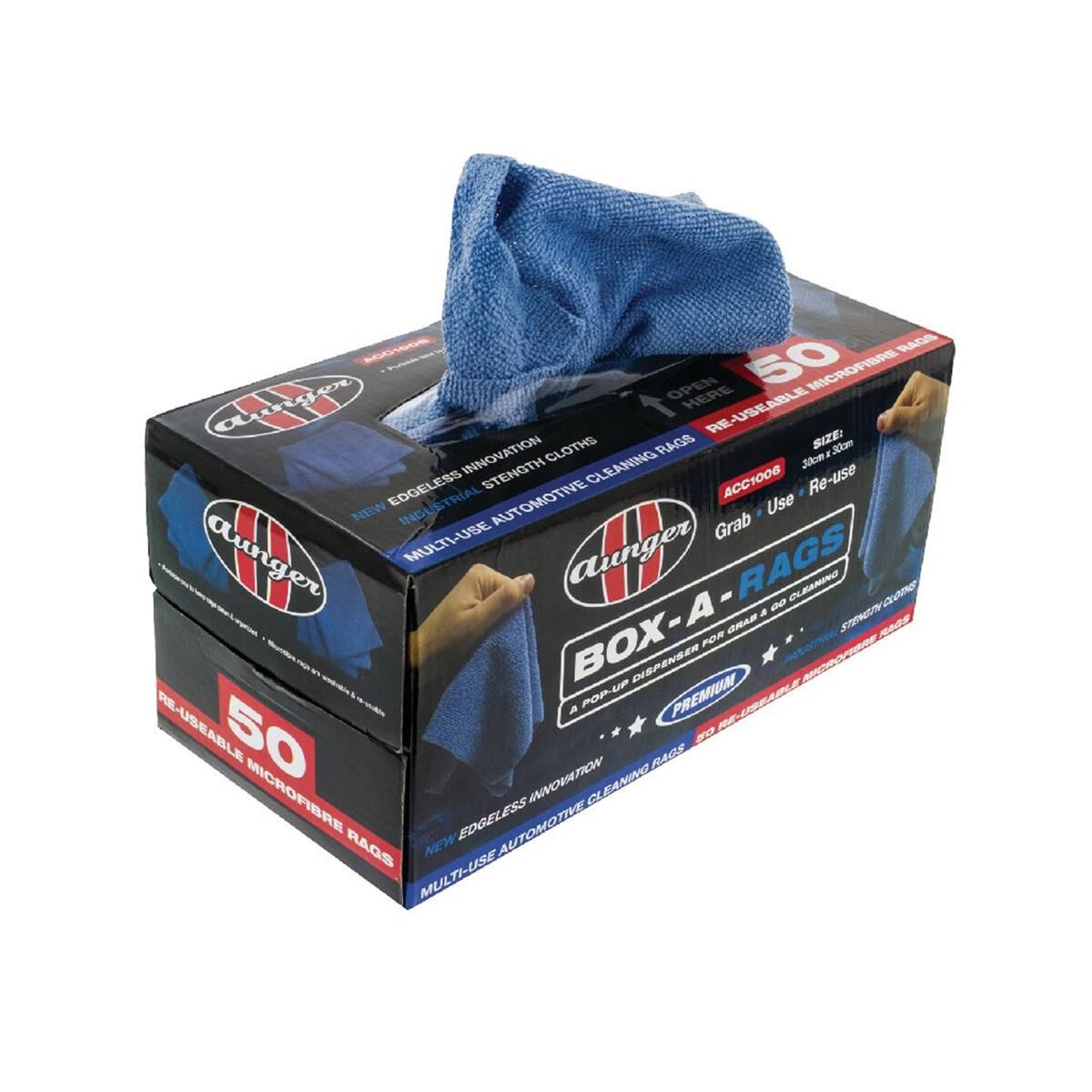 GRAB A RAG MICROFIBER CLOTHS 50PCE REUSABLE RAGS, , scaau_hi-res