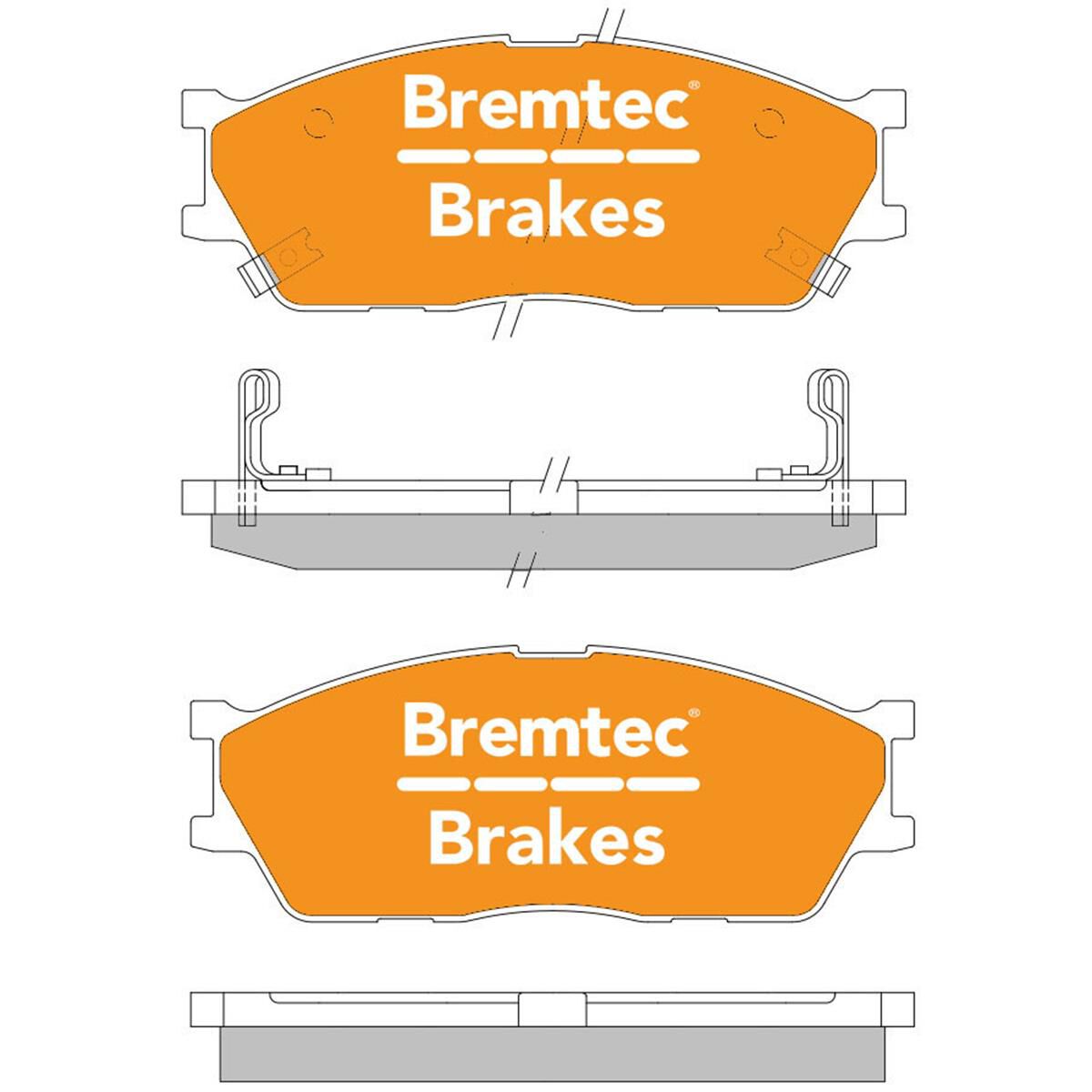 TRADE-LINE BRAKE PADS SET, , scaau_hi-res