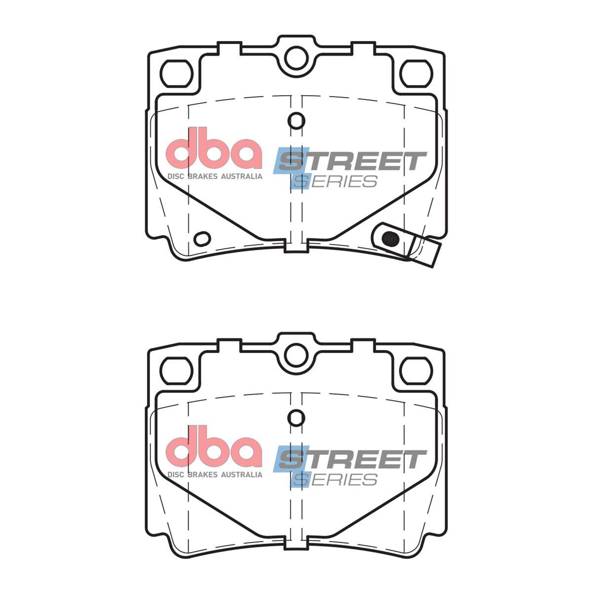 DBA SS STREET SERIES BRAKE PADS [ Mitsubishi Challenger 1998-2014 R ], , scaau_hi-res