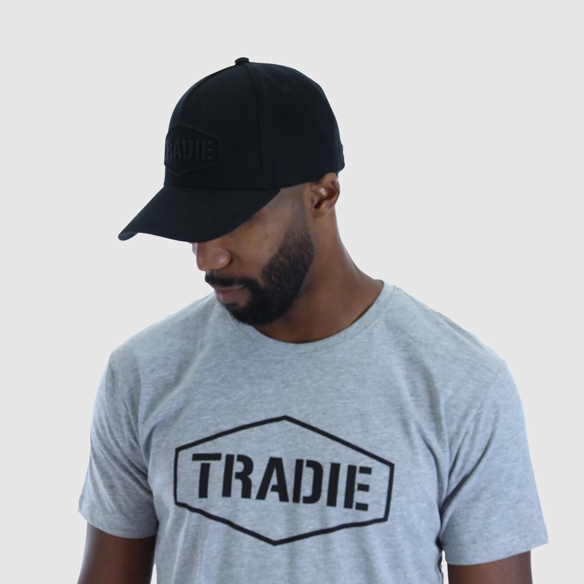 TRADIE CAP BLACK OSFM, , scaau_hi-res