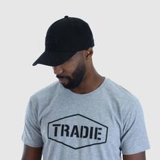 TRADIE CAP BLACK OSFM, , scaau_hi-res