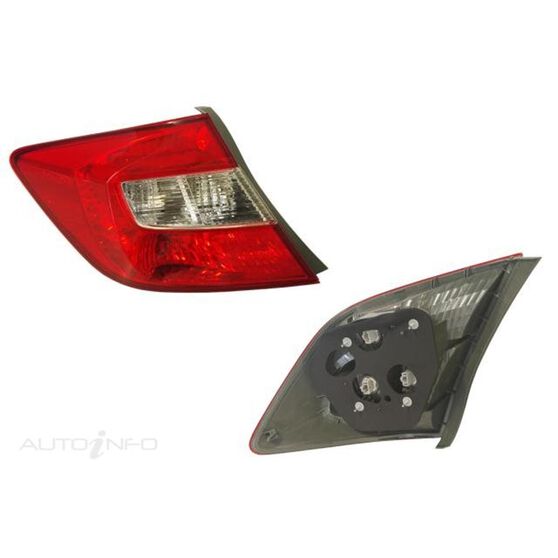 HONDA CIVIC  FB  02/2012 ~ 04/2016  TAIL LIGHT  LEFT HAND SIDE  DOES NOT FITHYBRID, , scaau_hi-res