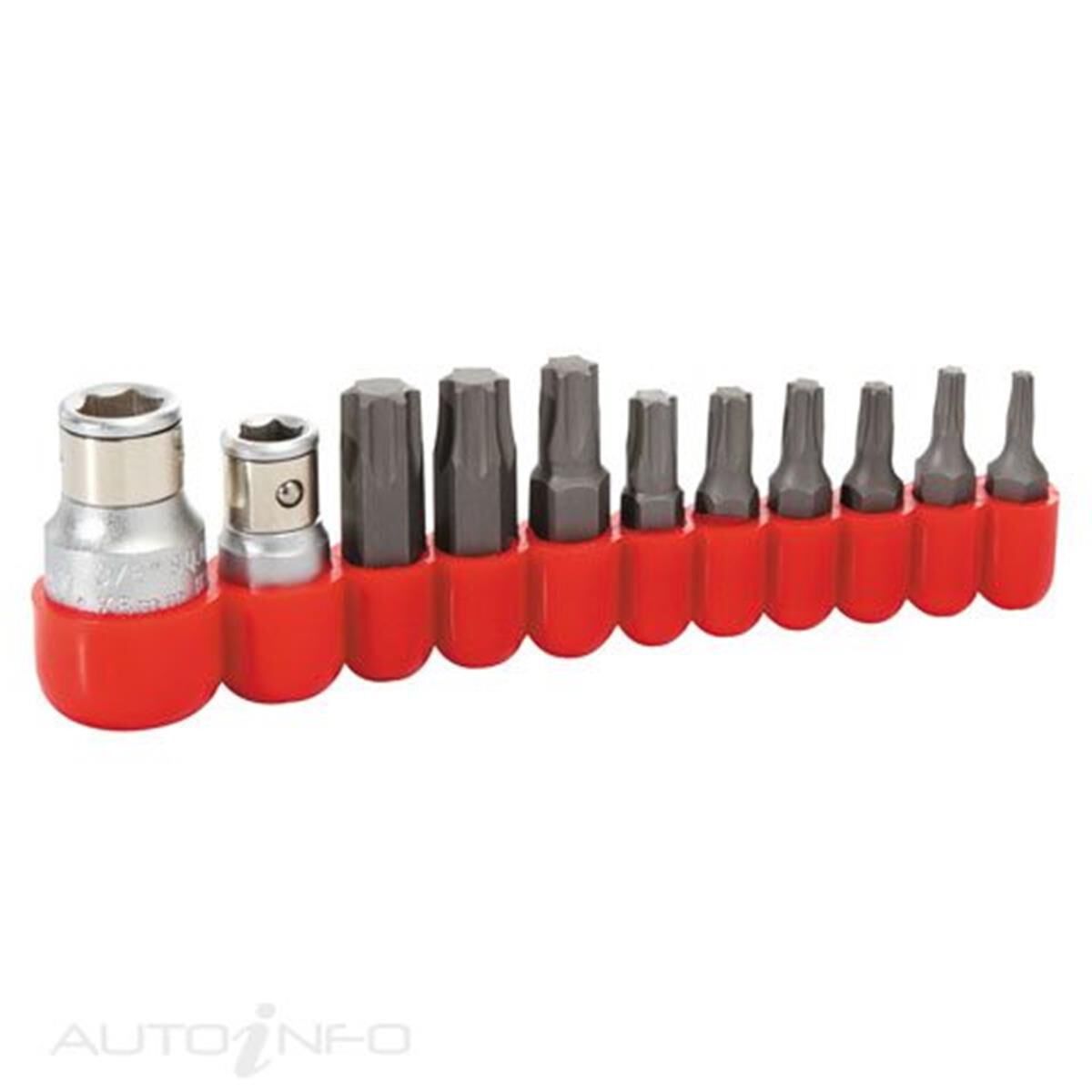 TOLEDO 6PT SCREW BIT SET HEX 11PC, , scaau_hi-res