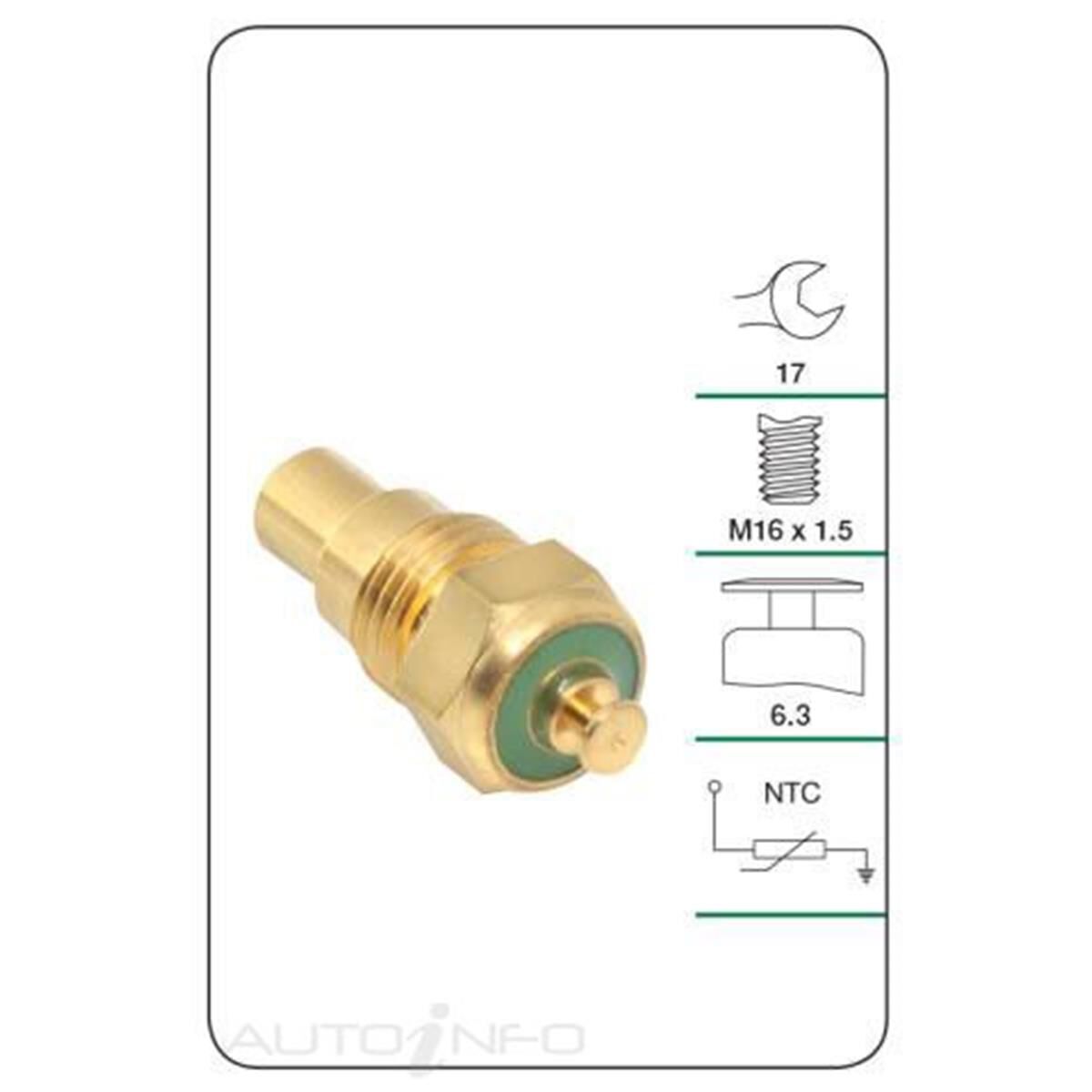 TRIDON WATER TEMPERATURE SENDER (GAUGE), , scaau_hi-res