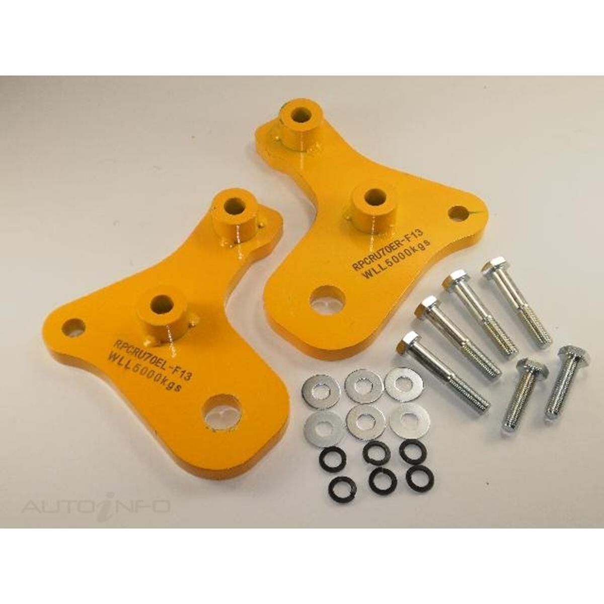 4WD - HD TOW POINT 70 SERIES LANDCRUISER EXTENDED TO SUIT FOR BASH PLATE (76/78/79 SERIES) (WILL NOT SUIT 75 SERIES) - PAIR, , scaau_hi-res