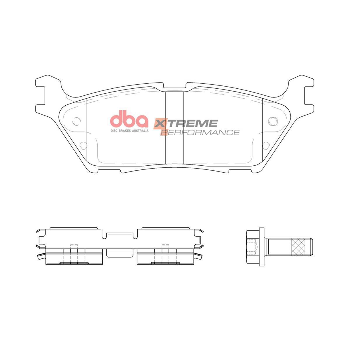 DBA XP PERFORMANCE BRAKE PADS [ FORD F150 RAPTOR 2017 ELECTRONIC H/B -> R ], , scaau_hi-res