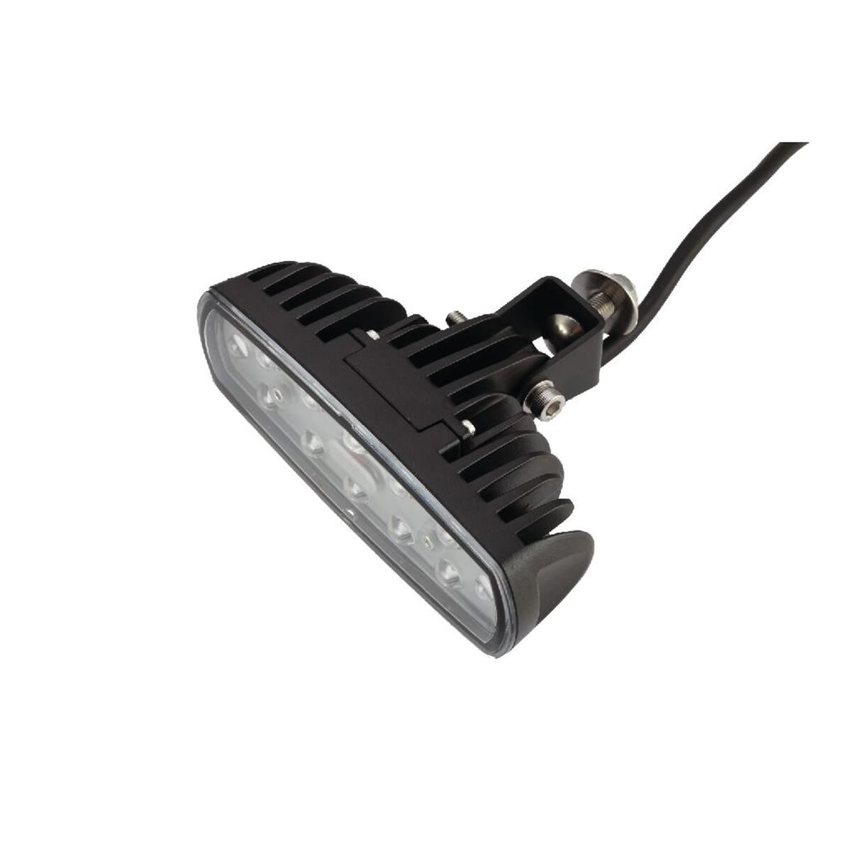 LED RECTGL WORKLAMP WIDE FLOOD BEAM 140Deg 9-36V 14.4W 12LEDs, , scaau_hi-res