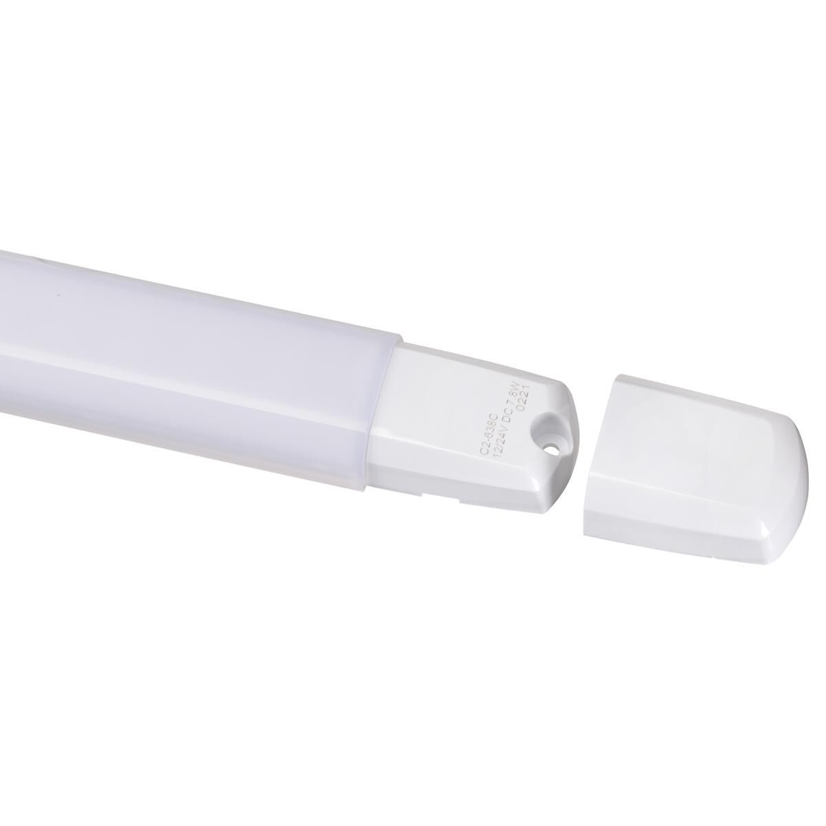 NARVA 9-33V HIGH POWERED LED STRIP LIGHT - WHITE BASE - WITHOUT SWITCH, , scaau_hi-res