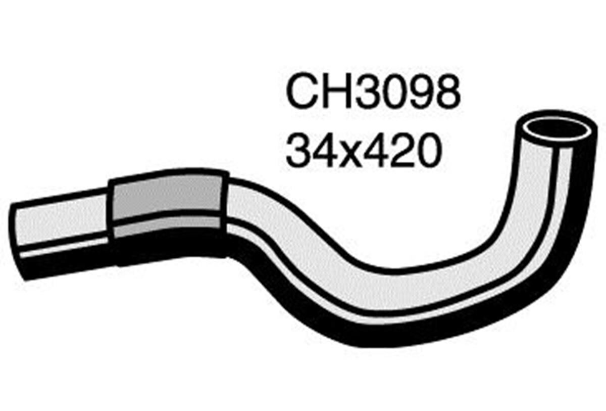 Radiator Lower Hose  - MITSUBISHI TRITON MK - 2.8L I4  DIESEL - Manual & Auto, , scaau_hi-res