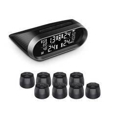 PROMATA DIY EXTERNAL STYLISH TYRE PRESSURE MONITOR FOR RV X 8 WHEELS, , scaau_hi-res