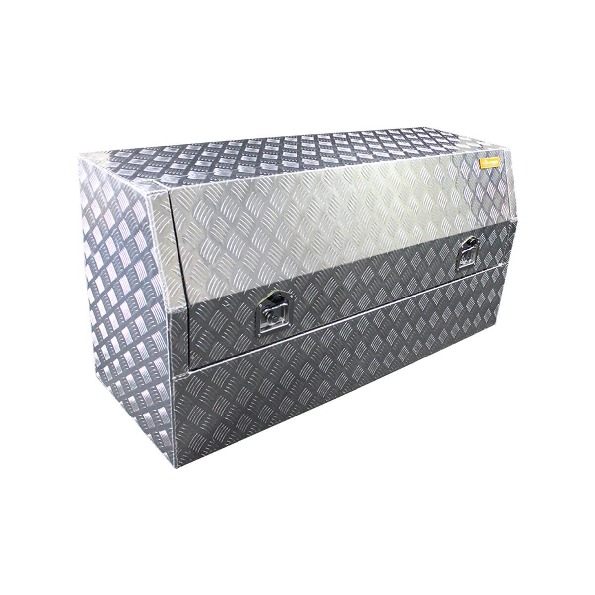 Sunrise Aluminium Tool Box Ute Canopy Curved Front 1450 x 500 x 700mm, , scaau_hi-res