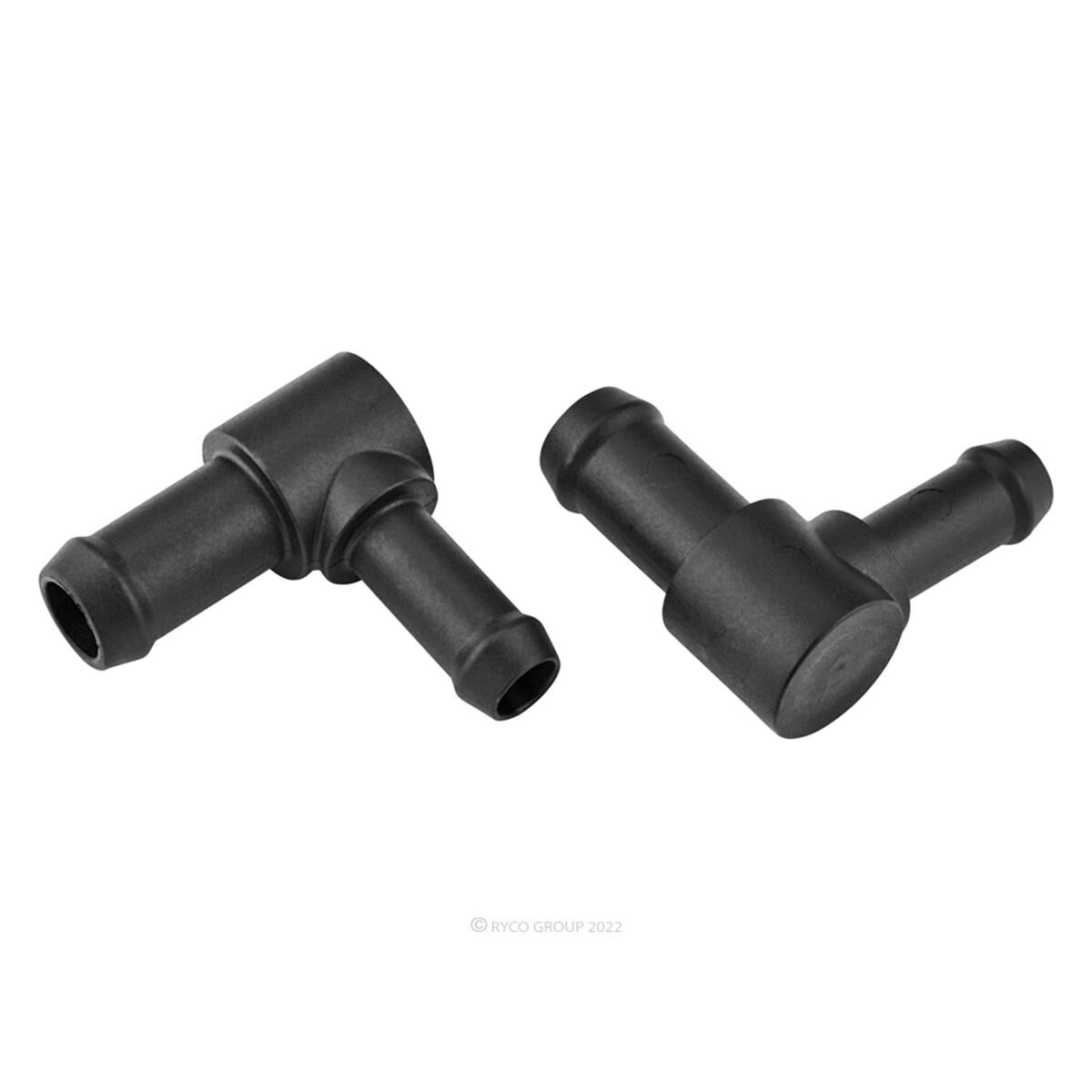 RYCO FILTER ACCESSORY HOSE JOINER 90 DEGREES 12MM TO 16MM, , scaau_hi-res