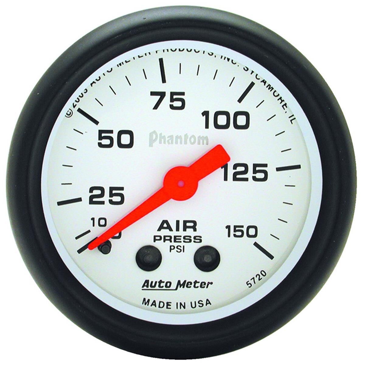 Autometer 2620 2 AIR PRESS MECH Z-SERIES 0-150 PSI 
