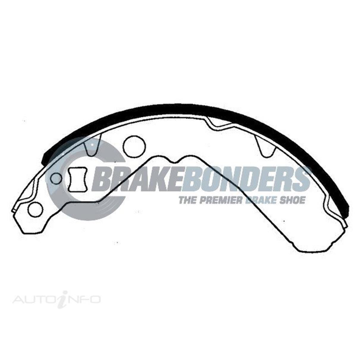 Brake Shoes - Daihatsu 165mm, , scaau_hi-res