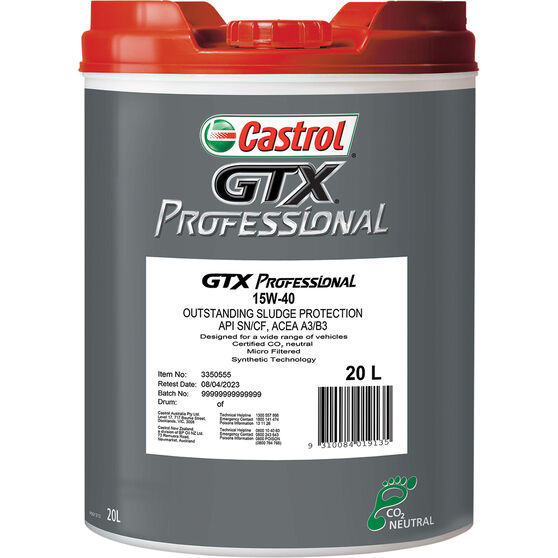 GTX PROFESSIONAL 15W-40 20 L, , scaau_hi-res