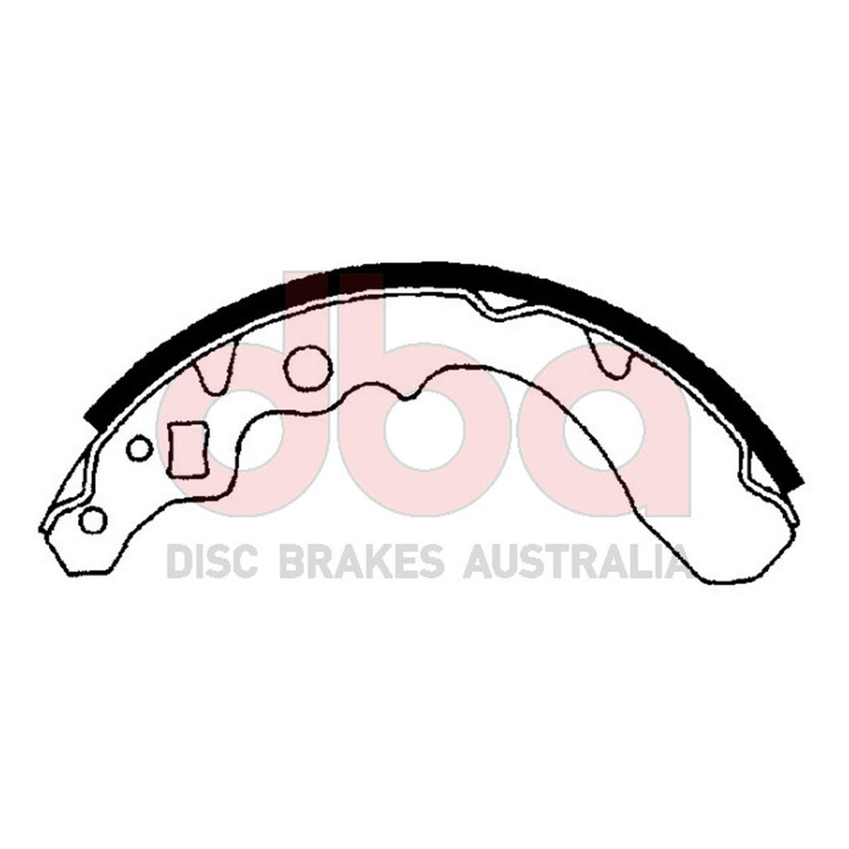 Street Series Brake Shoes [Daihatsu Charade/Mira 165mm], , scaau_hi-res