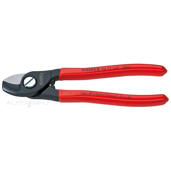 KNIPEX CABLE CUTTER SHEARS 165MM, , scaau_hi-res