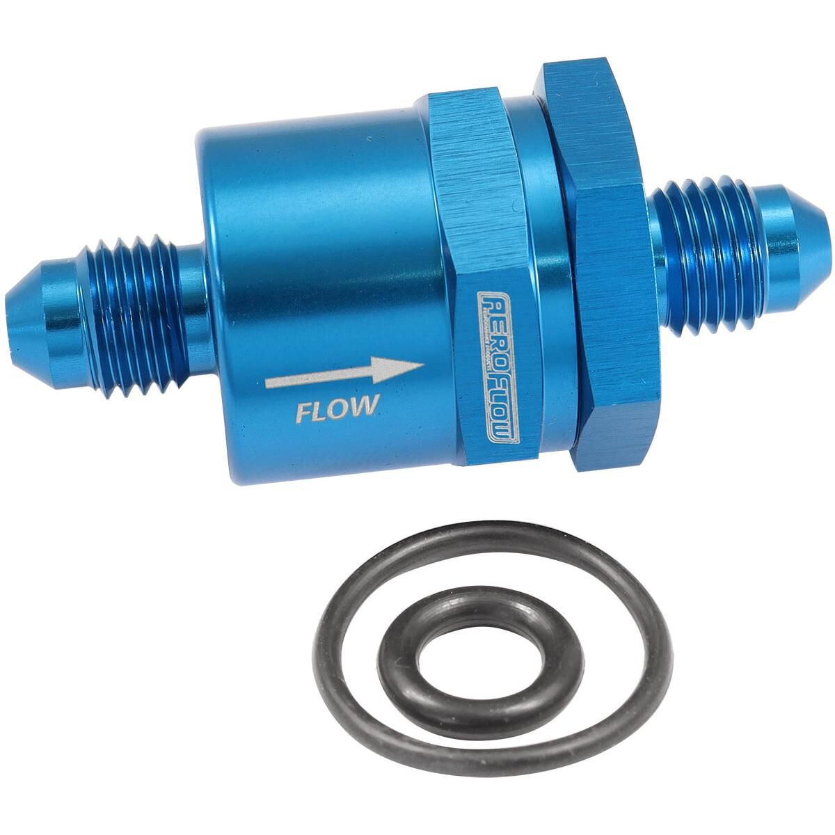 CHECK VALVE INLINE -4AN BLUE / ONE WAY VALVE, , scaau_hi-res