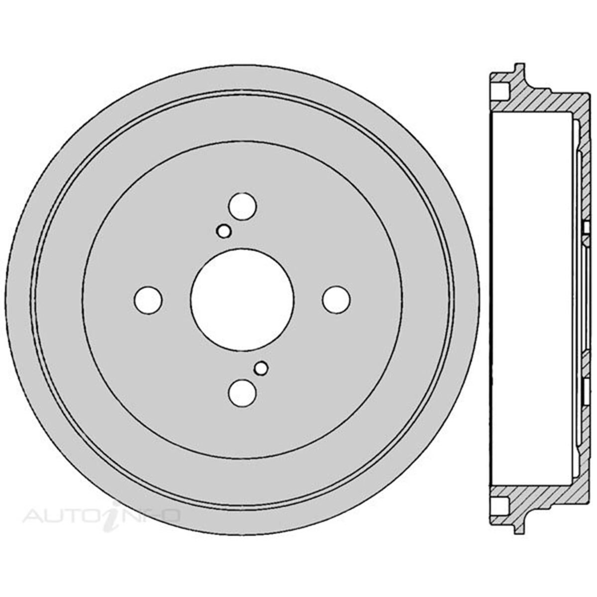 IBS BRAKE DRUM TOYOTA YARIS, , scaau_hi-res