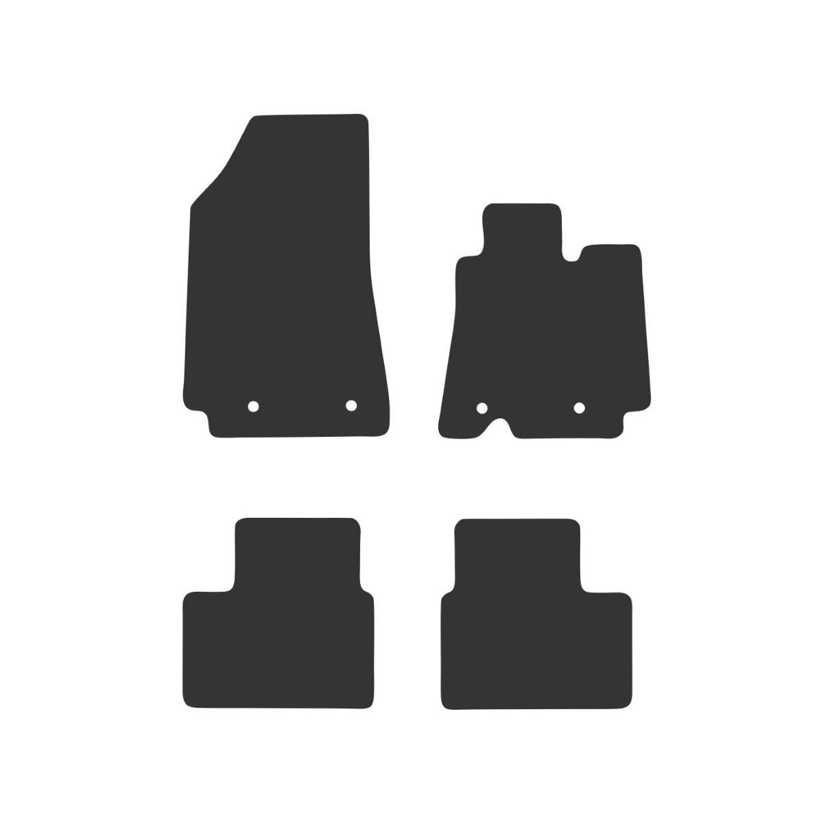 EXECUTIVE RUBBER CAR MATS FOR RENAULT ARKANA 2020 ONWARDS, , scaau_hi-res