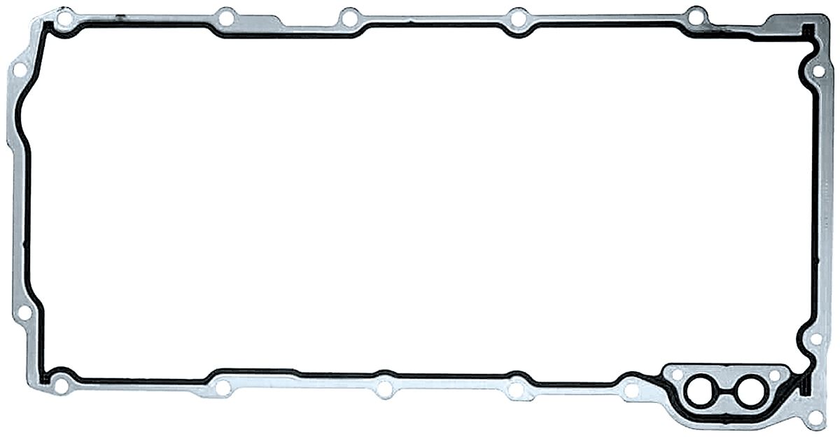 GM LS OIL PAN GASKET LS1 SUMP METAL / RUBBER GASKET, , scaau_hi-res