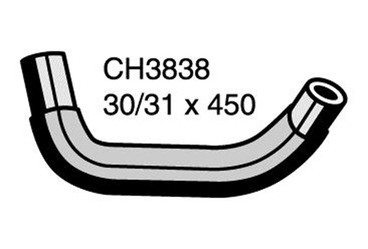 Radiator Lower Hose  - MAZDA MAZDA6 GG - 2.3L I4  PETROL - Manual & Auto, , scaau_hi-res