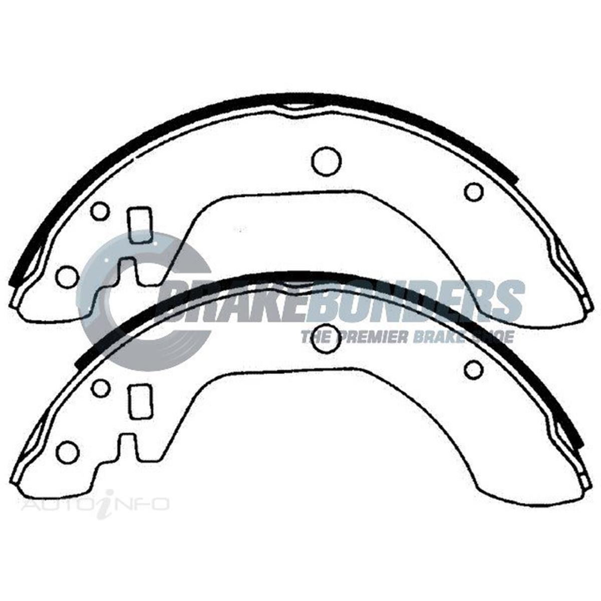 Brake Shoes - Nissan 228.6mm, , scaau_hi-res