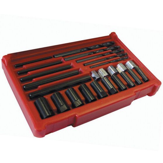 Fluted Screw Extractor & Drill Set 018000 Supercheap Auto