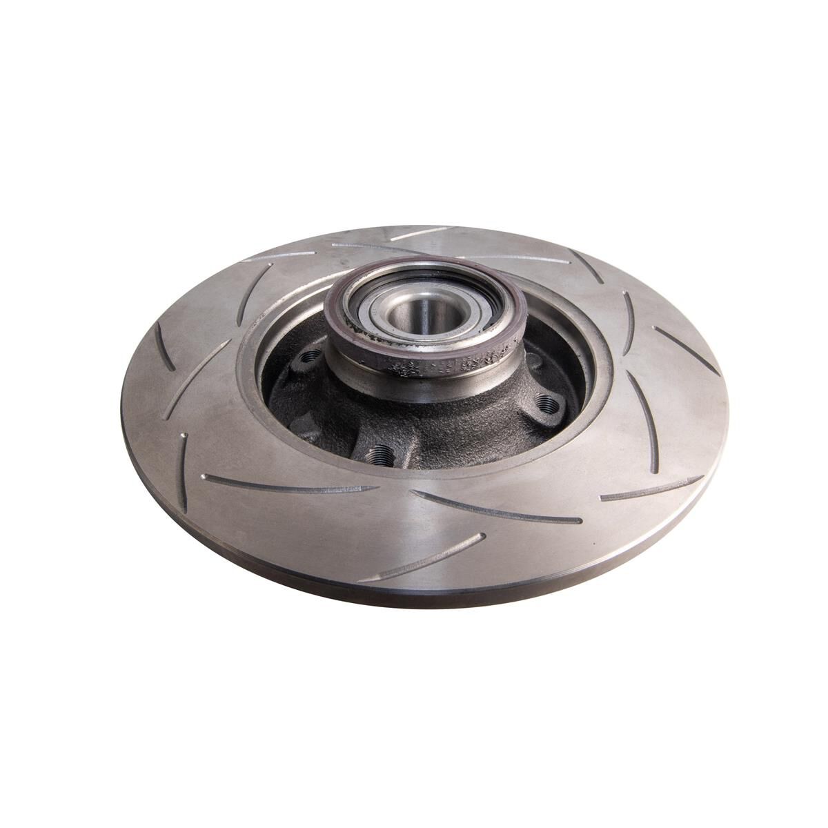 Street T2 Slotted [ Peugeot 207 208 307 2008-on & Citroen C3 C4 2006-on-> R ]  with Bearing, Nut, Dust cap and Magnetic Ring, , scaau_hi-res