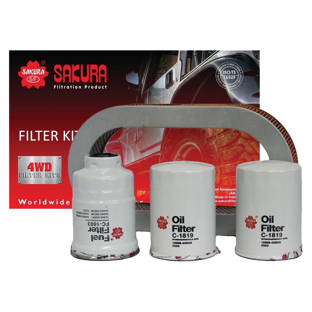 FILTER KIT OIL AIR FUEL NISSAN, , scaau_hi-res