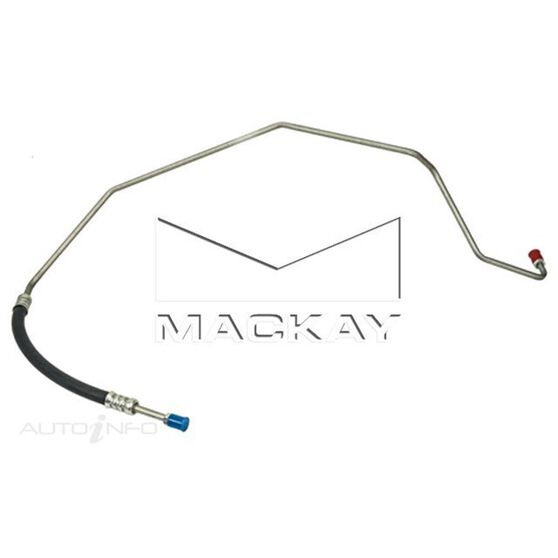 Power Steering Hose - Pressure - Ford Falcon XE, ZK, FD (I6)  (with Steel Reservoir) XF, ZL, FE (I6), , scaau_hi-res