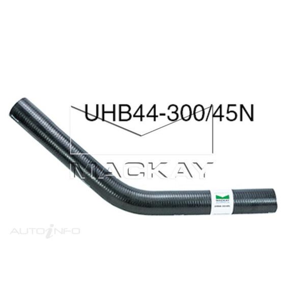 45° Universal Hose Bend - Fuel & Oil Applications - 44mm (1 ¾") ID - 300mm x 300mm Arm Lengths (Nitrile Rubber), , scaau_hi-res