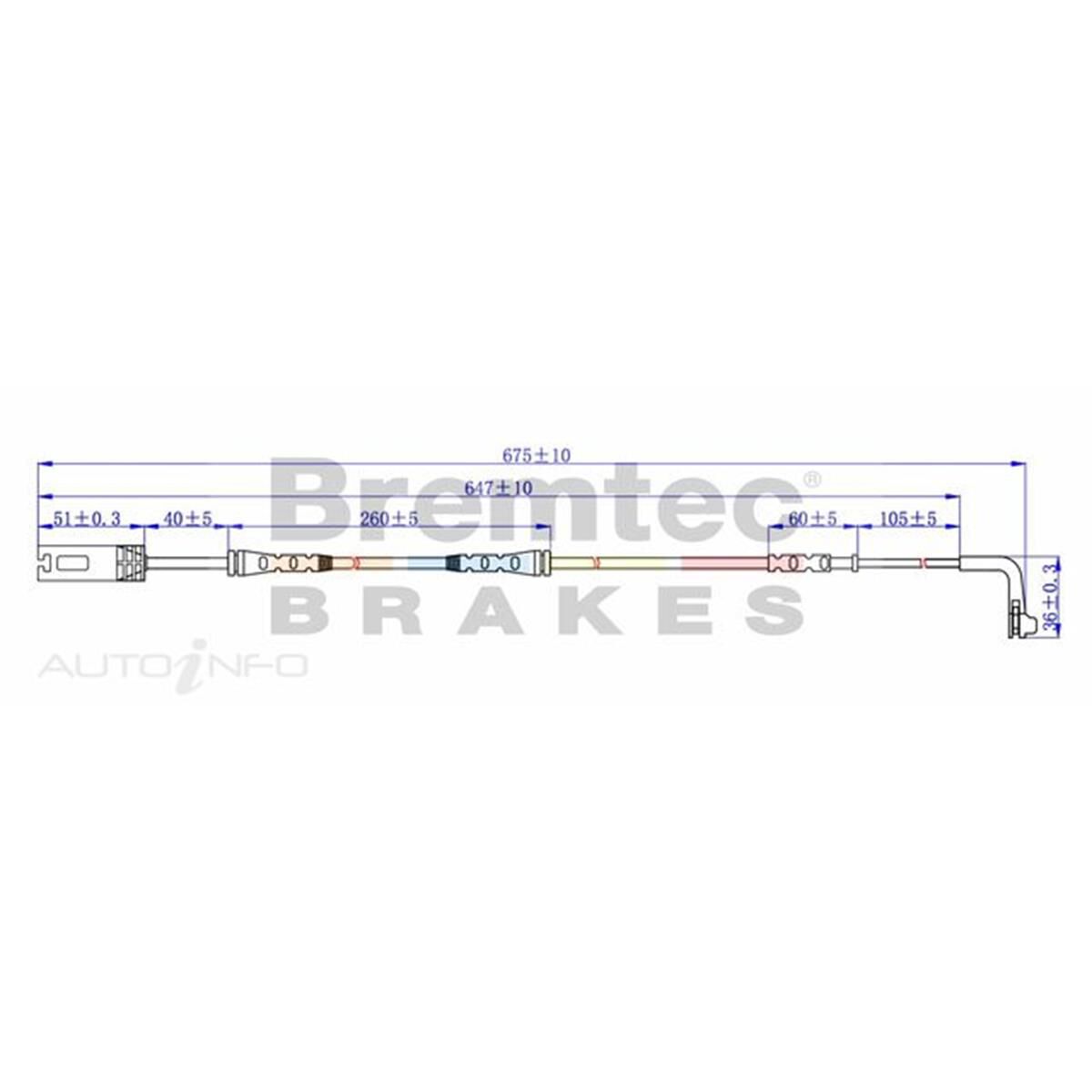 EUROLINE BRAKE WEAR SENSOR, , scaau_hi-res