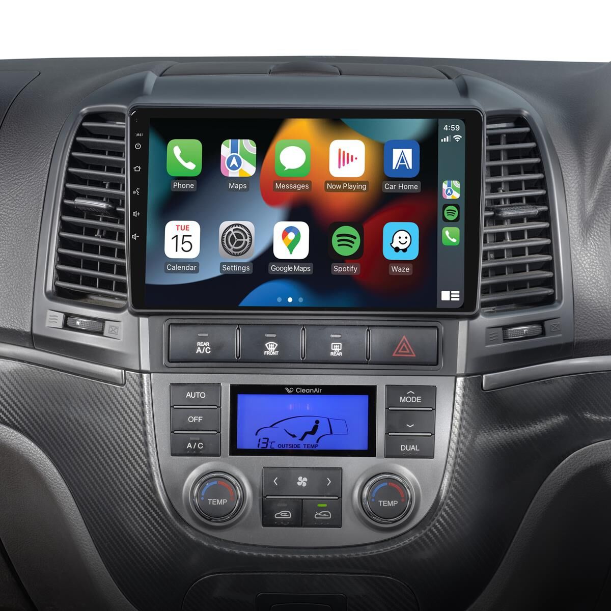 9" MULTIMEDIA RECEIVER TO SUIT HYUNDAI SANTA FE (2006-2009) - NON-AMPLIFIED, , scaau_hi-res
