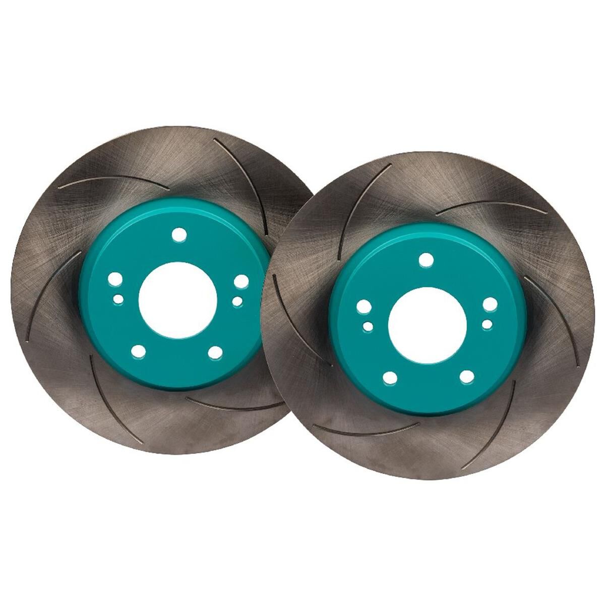 PROJECT MU BRAKE ROTORS PAIR SCR PURE PLUS6 GREEN 296X30MM, , scaau_hi-res