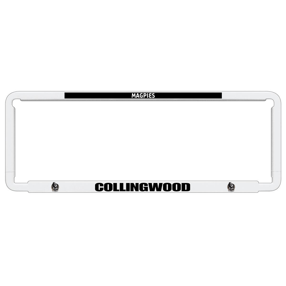 AFL NUMBER PLATE FRAME COLLINGWOOD, , scaau_hi-res
