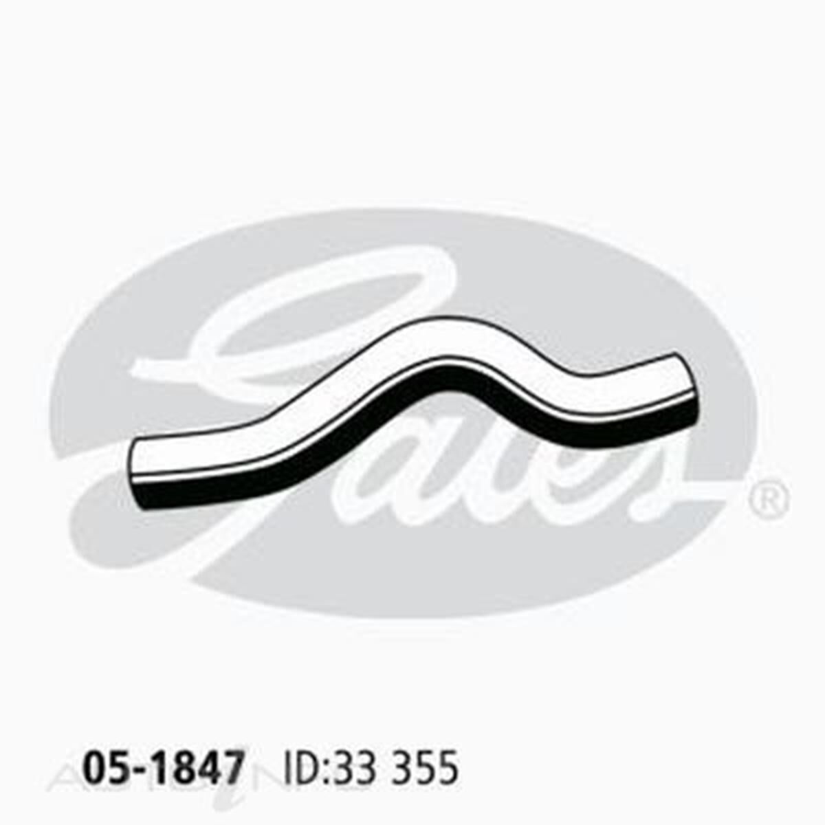 05-1847 GATES RADIATOR HOSE, , scaau_hi-res