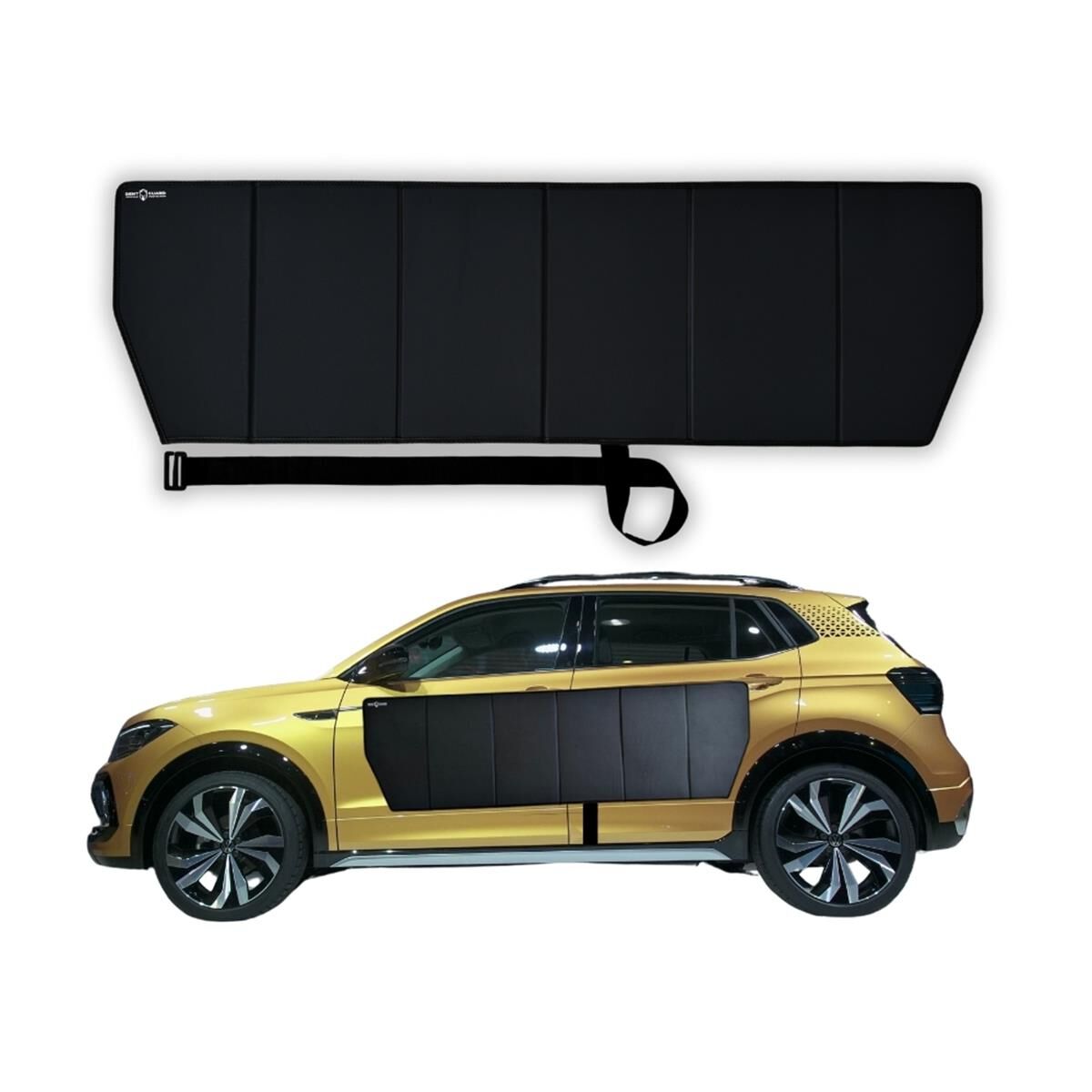 BLACK DENT GUARD WITH SAFE MAGNET ATTACHMENT ANTI-CUT SECURITY STRAP, , scaau_hi-res