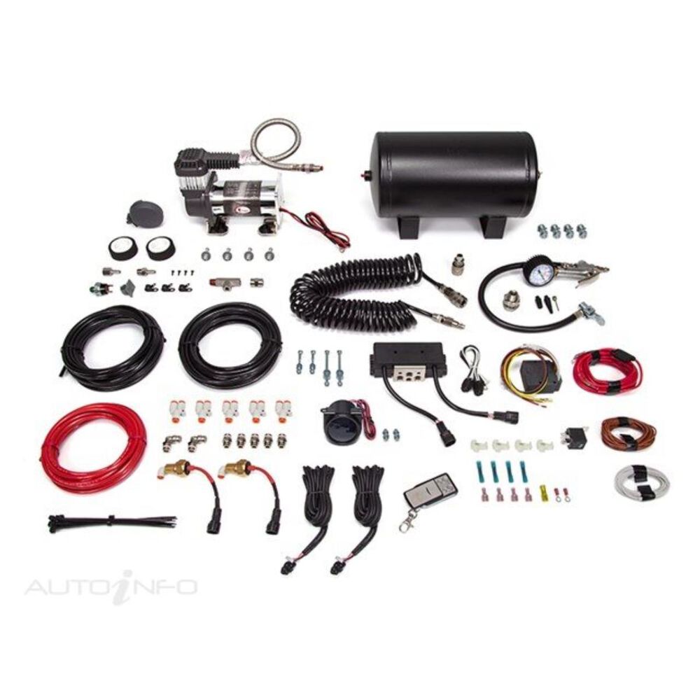 Airbag Man Wireless Dual Air Control Kit With Tank And Digital Gauge