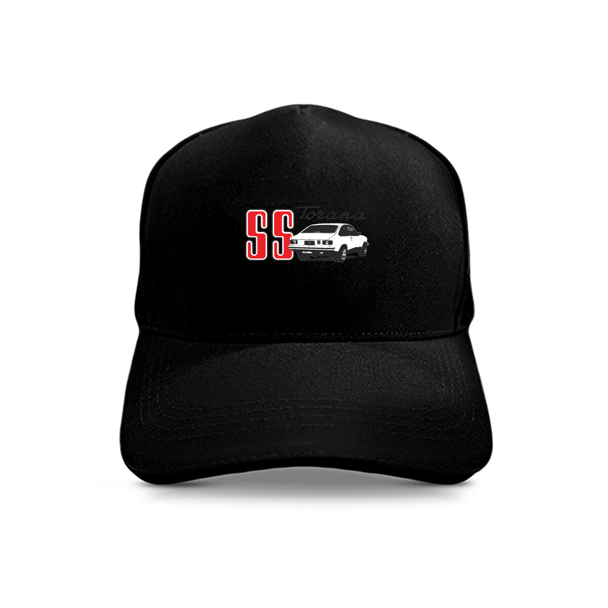 ADULT 5-PANEL CAP-BLACK [SS TORANA], , scaau_hi-res