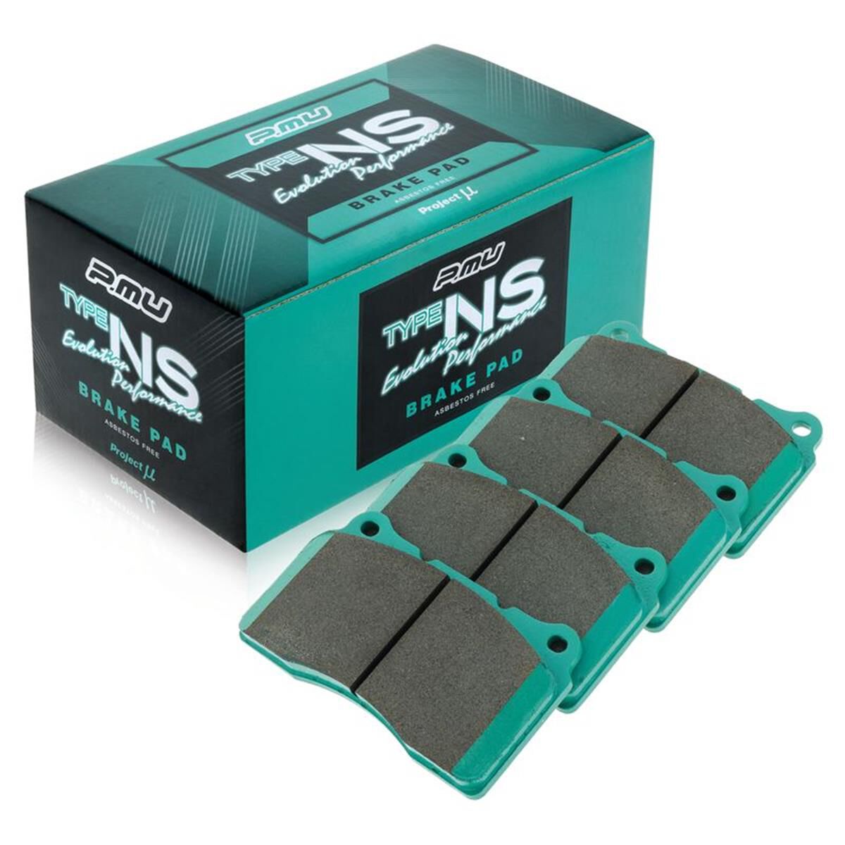 PROJECT MU NS-EP BRAKE PAD SETEVO 5-10 SUBARU STI REDLINECIVIC FK8R RENAULT BREMBO, , scaau_hi-res