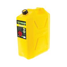 FAST FLOW PLASTIC FUEL CAN 20LT DIESEL YELLOW, , scaau_hi-res