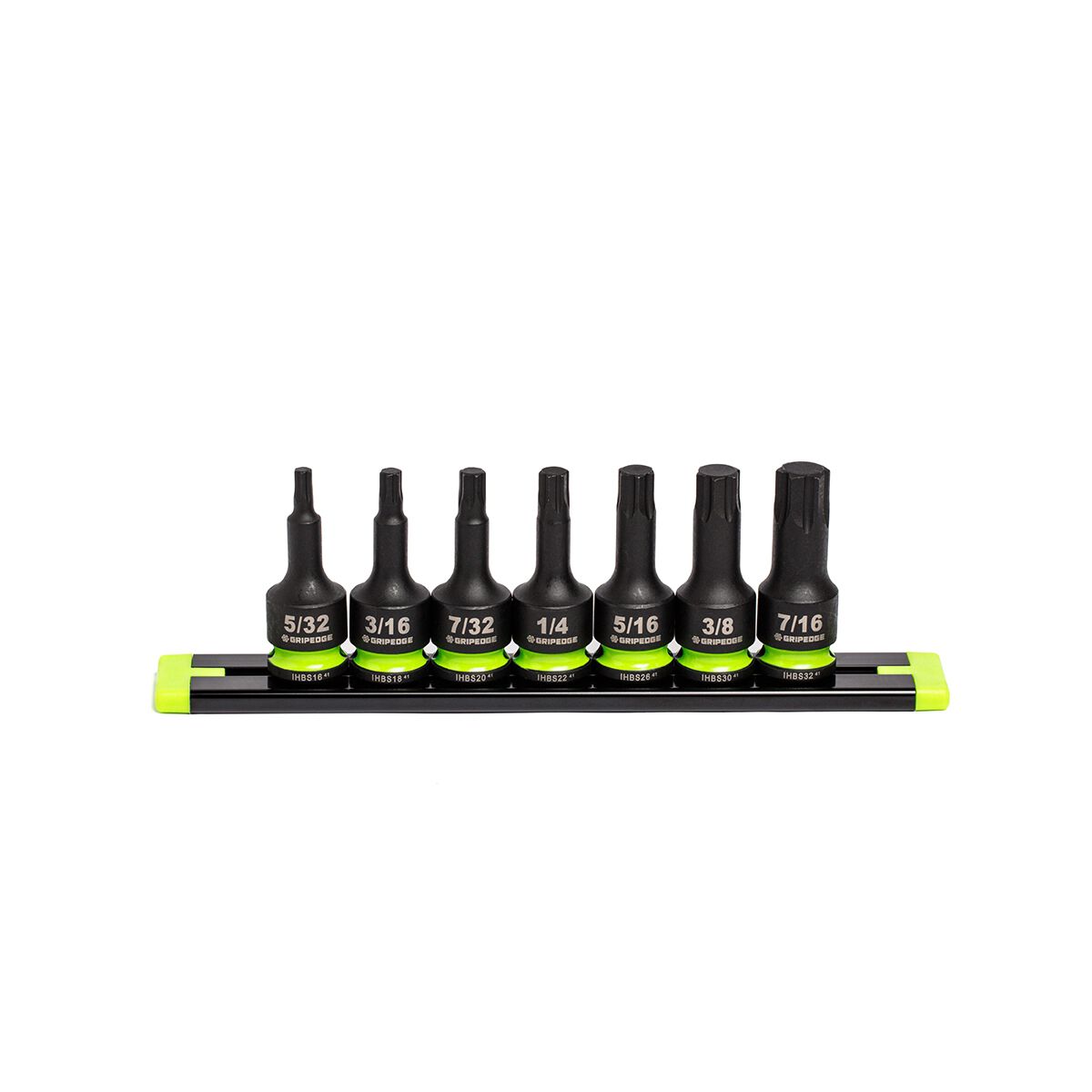GRIPEDGE 3/8DR SAE IMPACT HEX DR SET 7PC, , scaau_hi-res