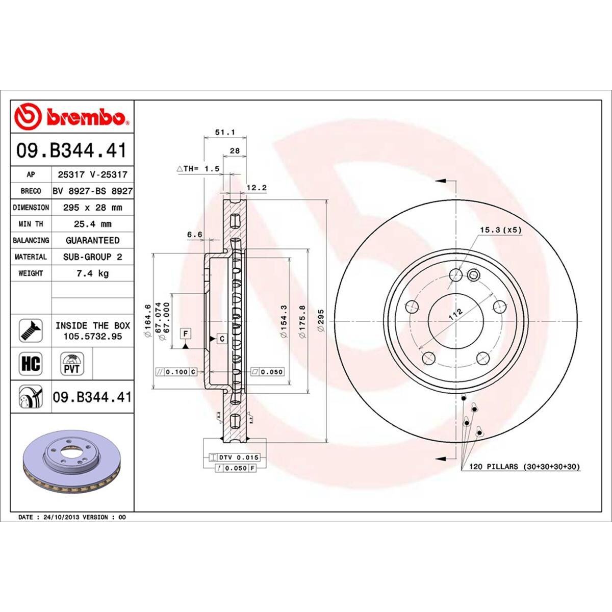 BREMBO DISC ROTOR, , scaau_hi-res