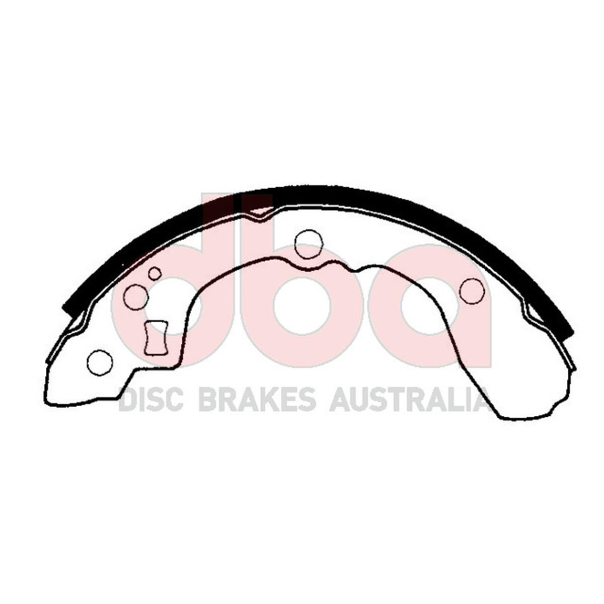 Street Series Brake Shoes [Kia Rio 2000-05 200mm], , scaau_hi-res
