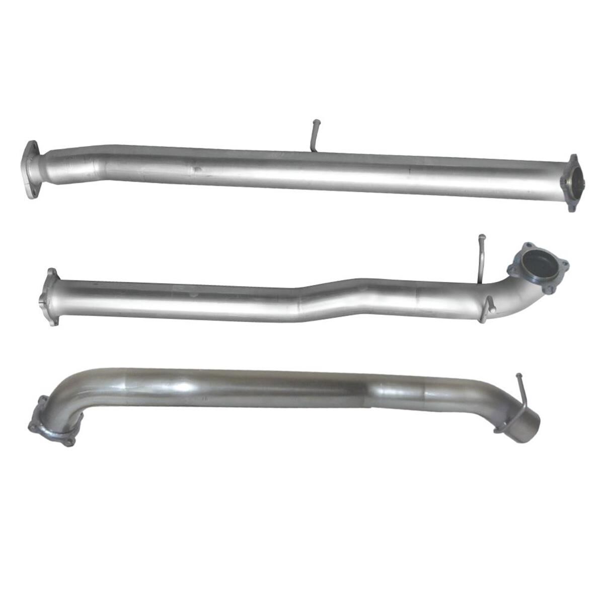 EXHAUST KIT FORD RANGER PXII 3.2L 8/2016> NO MUFFLER STAINLESS STEEL, , scaau_hi-res