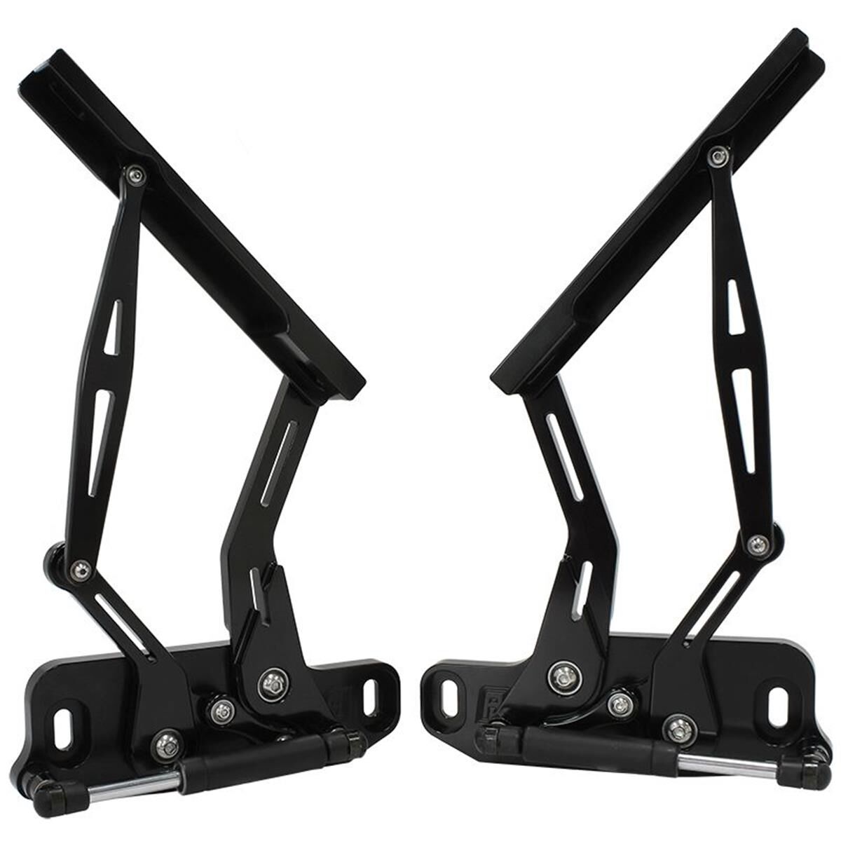 BILLET BONNET HINGE KIT BLACK, , scaau_hi-res