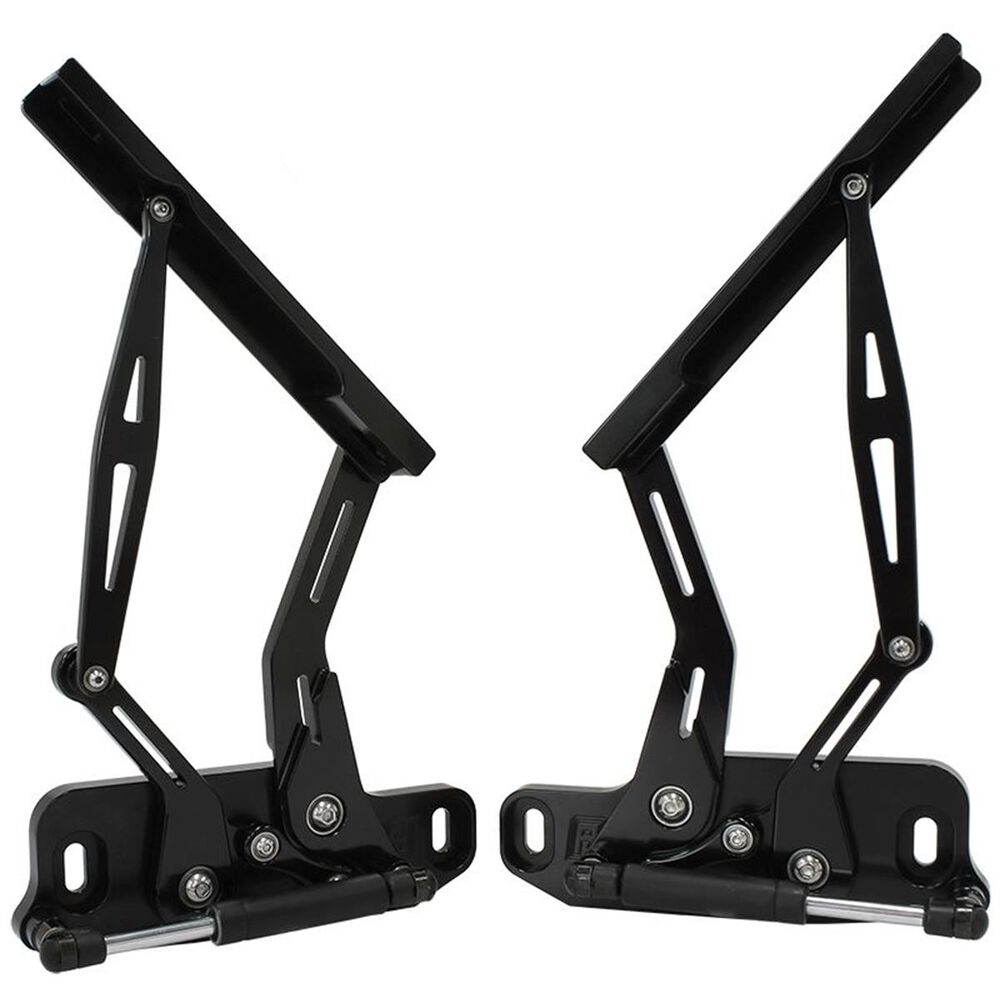 Aeroflow Billet Hinge Kit HQWB, Torana LHUC Black Finish