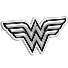 DC WONDER WOMAN 3D CAR EMBLEM (BLACK AND CHROME), , scaau_hi-res