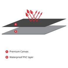 TRADIES CANVAS READY MADE SEAT COVERS - REAR, BLACK, SUITS TOYOTA PRADO, , scaau_hi-res